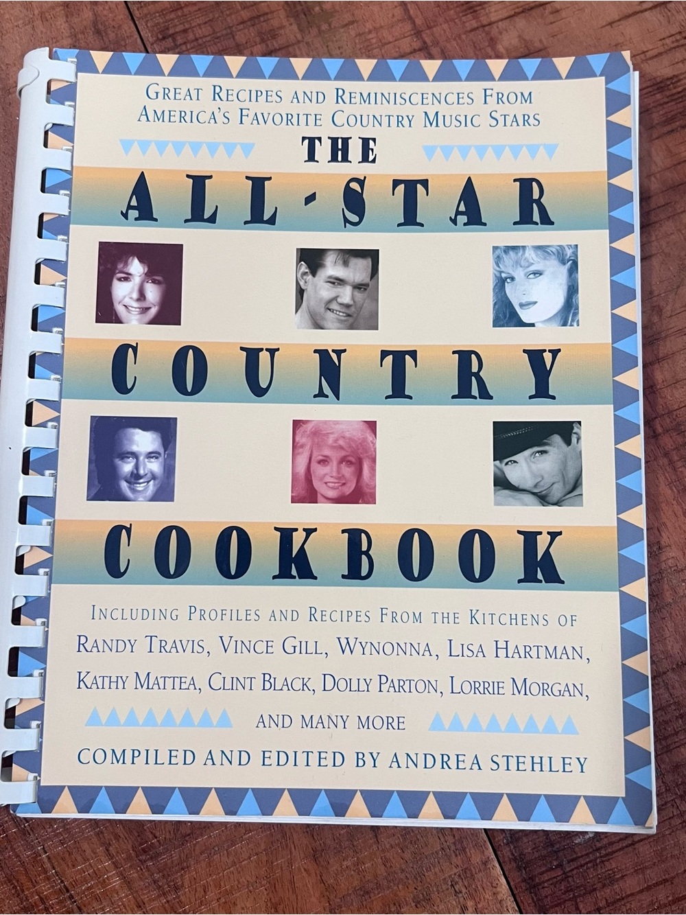 All-Star Country Cookbook - Cream & Blue Cover